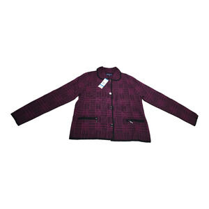 NWT Jones New York Signature Button Sweater XL